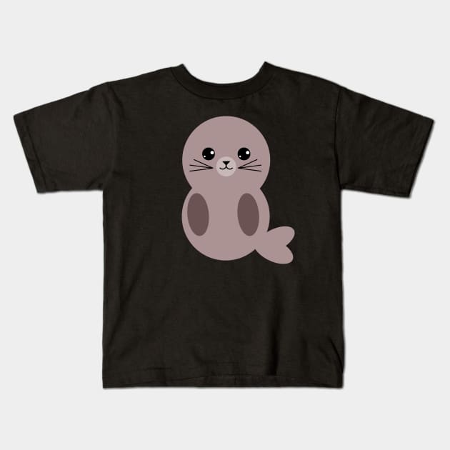 Kawaii Seal Animal Lover Seal Trainer Animal Keeper Gift Kids T-Shirt by twizzler3b